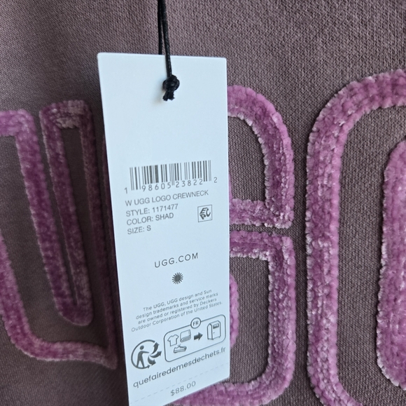 UGG Women's Crew Neck Sweater in Shadow - Picture 5 of 7